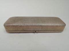  Charles George Asprey Set of 4 Antique Asprey English Edwardian Fox Hunt Place Card Holders - 3753843