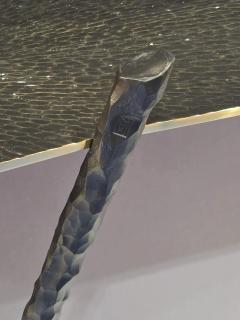  Chartrain Collection Hand Hammered Bronze and Iron Meteorites Console - 4393245