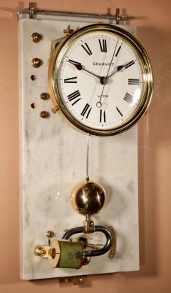  Charvet Lyon Electric Brillie Type 1556 Master Clock - 3264686
