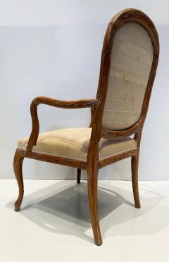  Chateau d Ax Chateau Dax Vintage Faux Bois Carved Dining Chairs Italy Set of 6 - 4157223