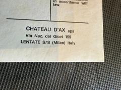  Chateau d Ax Chateau Dax Vintage Faux Bois Carved Dining Chairs Italy Set of 6 - 4157236