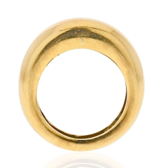  Chaumet CHAUMET 18K YELLOW GOLD DOME HIGH POLISH BAND RING - 2744471