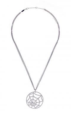  Chaumet Chaumet Attrape Moi Catch Me Spider Web Diamond Necklace - 442179