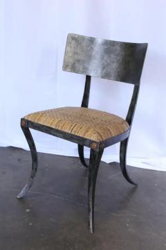  Ched Berenguer topacio Set of 10 Metal Klismos Chairs by Ched Berenguer Topacio - 3531847