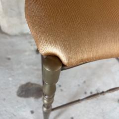  Chiavari 1950s Pair of Chiavari Side Chairs in Brass Italy - 3417966
