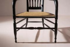  Chiavari Antique Campanino cherrywood armchair Chiavari Italy late 19th century  - 3670436