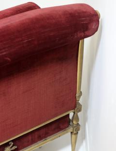  Chiavari Brass Chaise Lounge by Chiavari 1955 Italy - 3568530