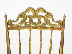  Chiavari Chiavari Brass Sheepskin Chair - 1607340