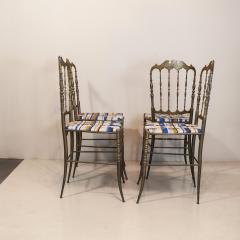  Chiavari Chiavari chairs set of four chiavarine 1950s - 3991379