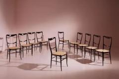  Chiavari Colombo Sanguineti set of 10 Lucciola dining chairs Chiavari Italy 1960s - 4117433