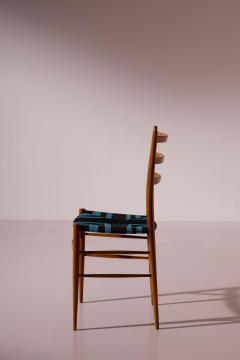  Chiavari Eight Tre Stecche chairs in cherry wood Chiavari manufacture Italy 1950s - 4317009