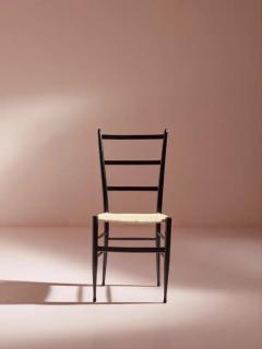 Chiavari Enrico Delmonte set of four Gobbetta chairs Chiavari Italy 1960s - 3473261