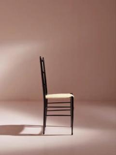  Chiavari Enrico Delmonte set of four Gobbetta chairs Chiavari Italy 1960s - 3473262