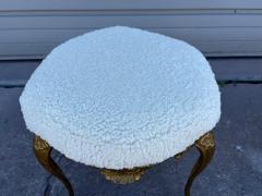  Chiavari Pair Of Italian Chiavari Brass Ottomans - 4676598
