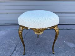  Chiavari Pair Of Italian Chiavari Brass Ottomans - 4676600
