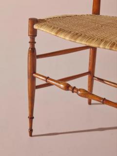  Chiavari Pair of Campanino High Back Chairs Produced by Sabbadini Chiavari Italy 1960s - 3469426