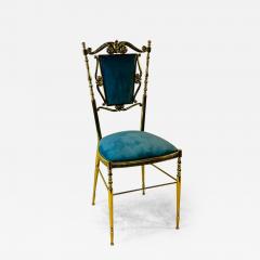  Chiavari UNUSUAL ORNATE MODERNIST ITALIAN BRASS CHAIR - 2833076