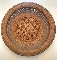  Chikusen A Japanese Woven Basket Bamboo Art Signed Chikusen - 859086