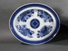  Chinese Porcelain 18th Century Chinese Export Porcelain Blue Fitzhugh Soup Tureen Cover Stand - 1614199