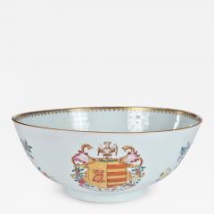  Chinese Porcelain Chinese Export Armorial Bowl Munro and Poyntz circa 1765 - 4580063