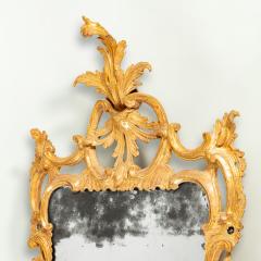  Chippendale Style A Georgian Chippendale period gilt wood mirror - 2430039