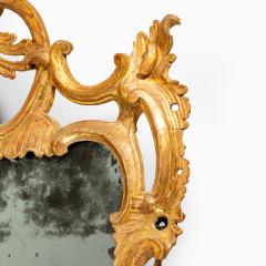  Chippendale Style A Georgian Chippendale period gilt wood mirror - 2430040