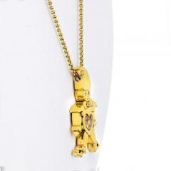  Chopard CHOPARD HAPPY DIAMONDS 18K YELLOW GOLD CLOWN PENDANT - 1828656