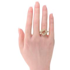  Chopard Chopard Happy Diamonds 18K Yellow Gold Happy Diamonds Heart Ring - 4762196