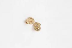  Christian Dior Christian Dior CD initial clip on earrings gold plated metal - 3677643