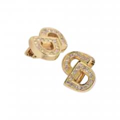  Christian Dior Christian Dior CD initial clip on earrings gold plated metal - 3679476