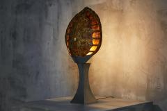  Christian Dior Christian Dior Turtle Shell Table Lamp France 1970s - 4298835