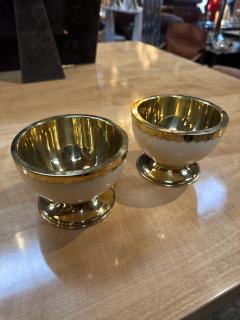  Christian Dior Pair of 2 Unique Christian Dior Decorative Bowls1980s - 3381324