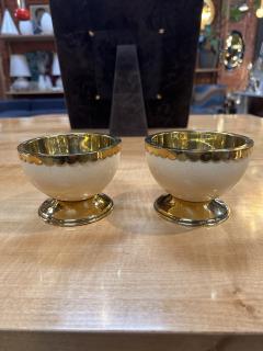  Christian Dior Pair of 2 Unique Christian Dior Decorative Bowls1980s - 3381328