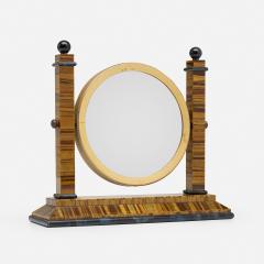  Christian Dior RARE TIGER EYE AND GILT BRASS TABLE MIRROR BY CHRISTIAN DIOR - 2457855