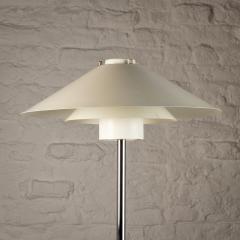  Christian Hvidt Design White Trapez Table Lamp by Christian Hvidt for Nordisk Solar Denmark 1970s - 2981256