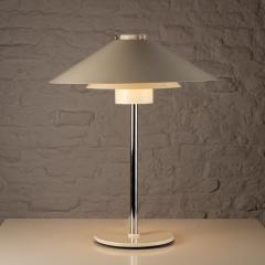  Christian Hvidt Design White Trapez Table Lamp by Christian Hvidt for Nordisk Solar Denmark 1970s - 2981259