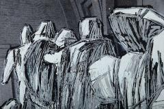  Christo Christo Wrapped Statues Silkscreen Photo Collage circa 1988 - 4702754