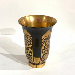  Christofle A Bronze Vermeil Vase by Christofle signed - 3236951