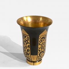  Christofle A Bronze Vermeil Vase by Christofle signed - 3241112