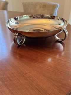  Christofle Art Deco Silver Plated Center Piece by Christofle Designed by Luc Lanel - 4747859