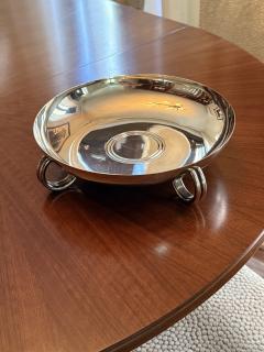  Christofle Art Deco Silver Plated Center Piece by Christofle Designed by Luc Lanel - 4747860