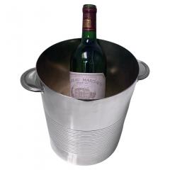  Christofle Christofle Art Deco Luc Lanel Champagne Wine Bucket Cooler - 3343744