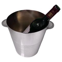  Christofle Christofle Art Deco Luc Lanel Champagne Wine Bucket Cooler - 3343745