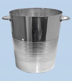  Christofle Christofle Art Deco design Luc Lanel Silver plate Wine Bucket Cooler C 1950 - 2416365