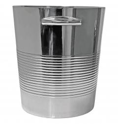  Christofle Christofle Art Deco design Luc Lanel Silver plate Wine Bucket Cooler C 1950 - 2416368