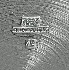 Christofle Christofle Art Deco design Luc Lanel Silver plate Wine Bucket Cooler C 1950 - 2416370