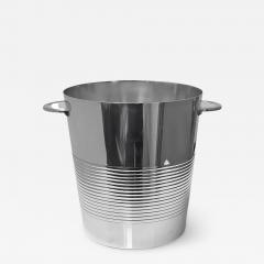  Christofle Christofle Art Deco design Luc Lanel Silver plate Wine Bucket Cooler C 1950 - 2417634