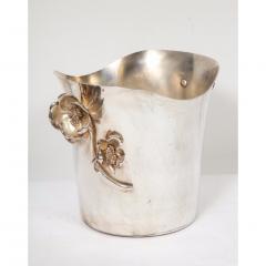  Christofle Christofle Paris Silver Plated Anemone Champagne Bucket Wine Cooler - 1111828