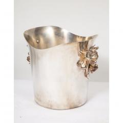  Christofle Christofle Paris Silver Plated Anemone Champagne Bucket Wine Cooler - 1111830