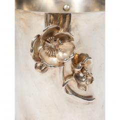  Christofle Christofle Paris Silver Plated Anemone Champagne Bucket Wine Cooler - 1111832